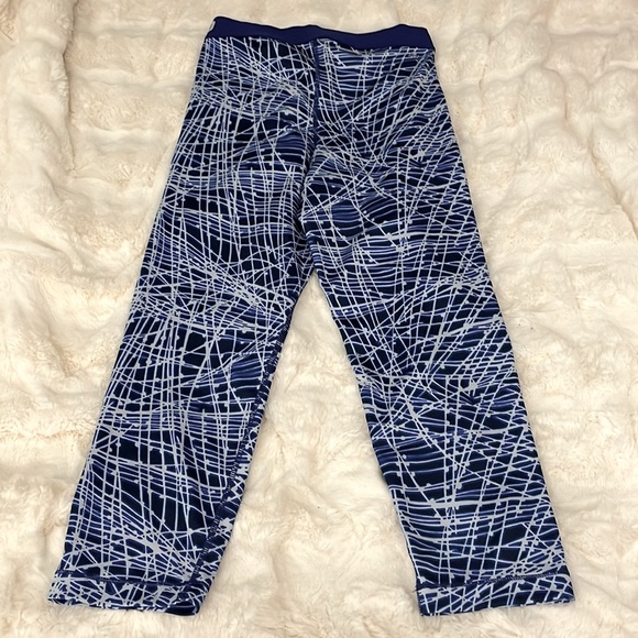 NWOT NIKE PRO BLUE COMPRESSION TIGHTS LEGGINGS - Picture 2 of 5